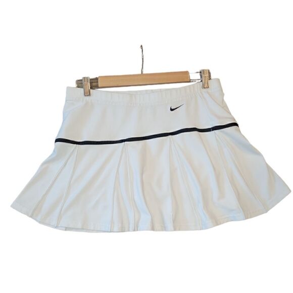 Nike White Ruffle Pleated Flounce Tennis Shirt Skort M - Picture 5 of 14